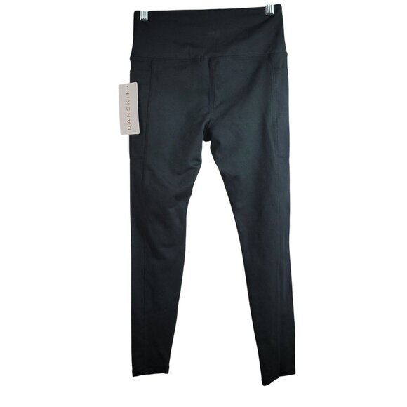 Danskin 7/8 Leggings Black Salt Small 4-Way Stretch Wicking Moisture Control NWT - Picture 5 of 9